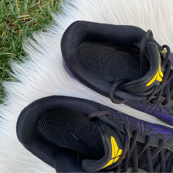 KOBE MAMBA RAGE COURT CITY EDITION SNEAKERS PURPLE YELLOW BLACK 9 - Picture 4 of 10